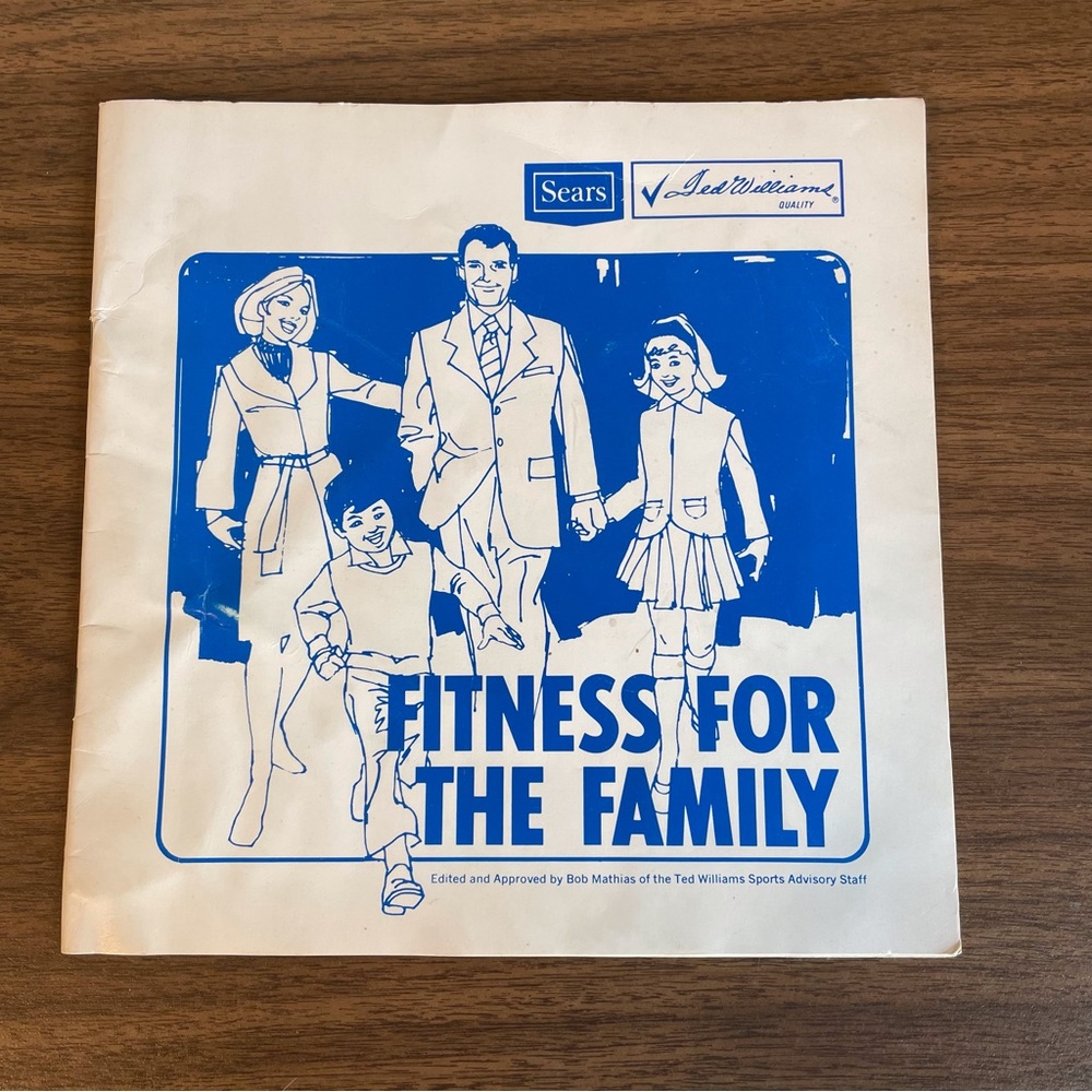 Vintage Exercise Guide Manual Sears Sports Center Ted Williams Brand Fitness